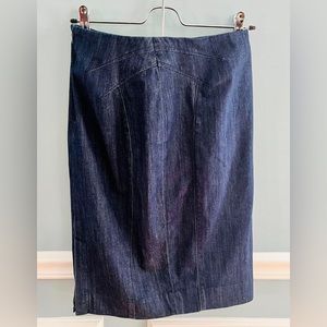 Like new. WHBM denim pencil skirt